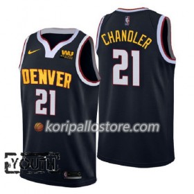 Denver Nuggets Wilson Chandler 21 2018-2019 Nike Navy Lasten Pelipaidat Swingman